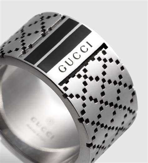 ring for men gucci|gucci men's ring silver.